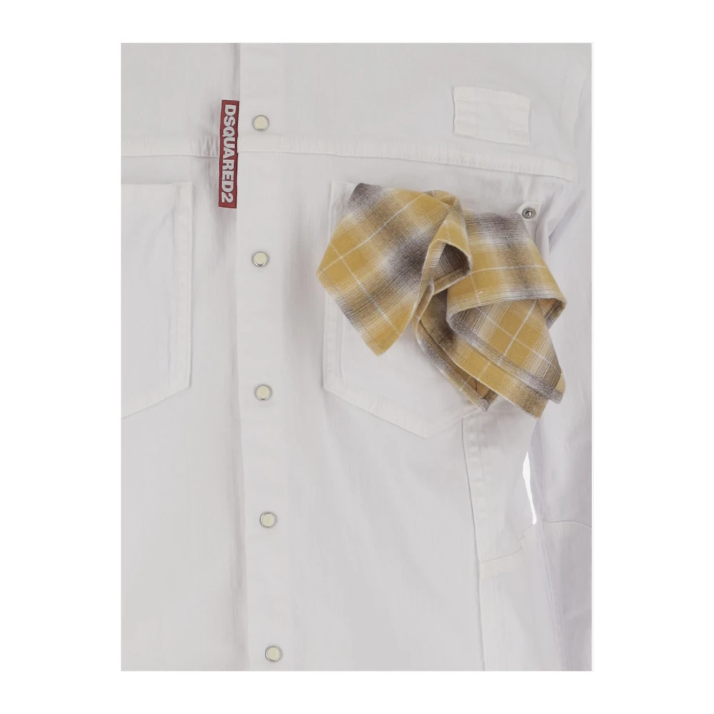 Dsquared2 Stijlvolle Modieuze Kledingcollectie White Heren