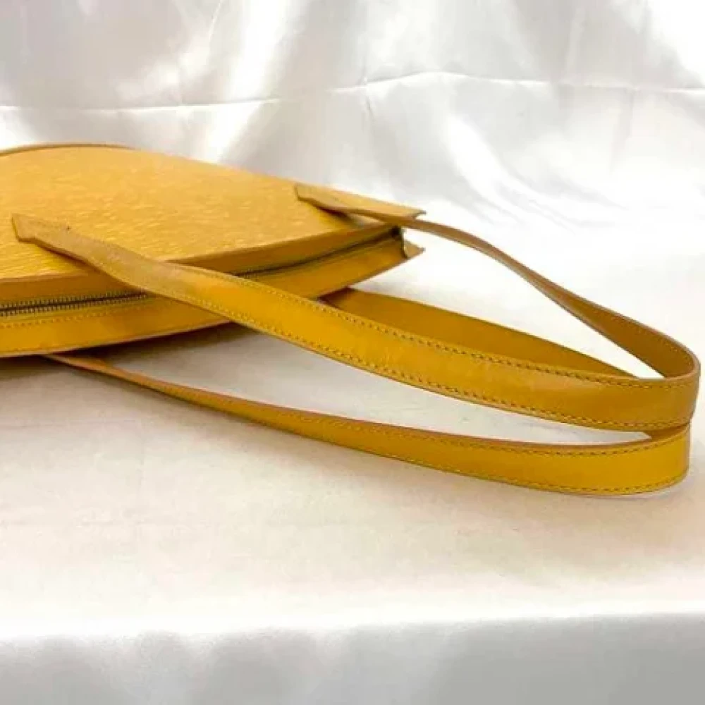 Louis Vuitton Vintage Pre-owned Leather shoulder-bags Yellow Dames