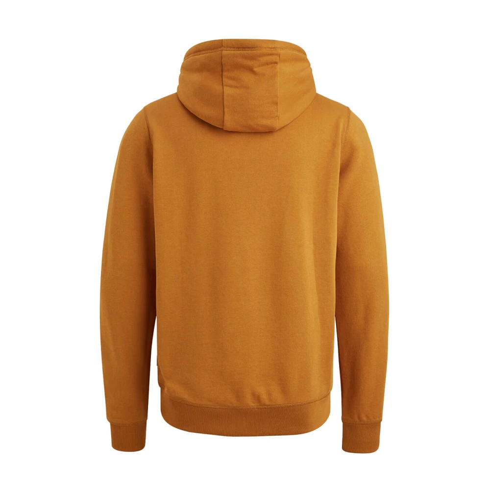 PME Legend Zachte Terry Geborstelde Hoodie Brown Heren