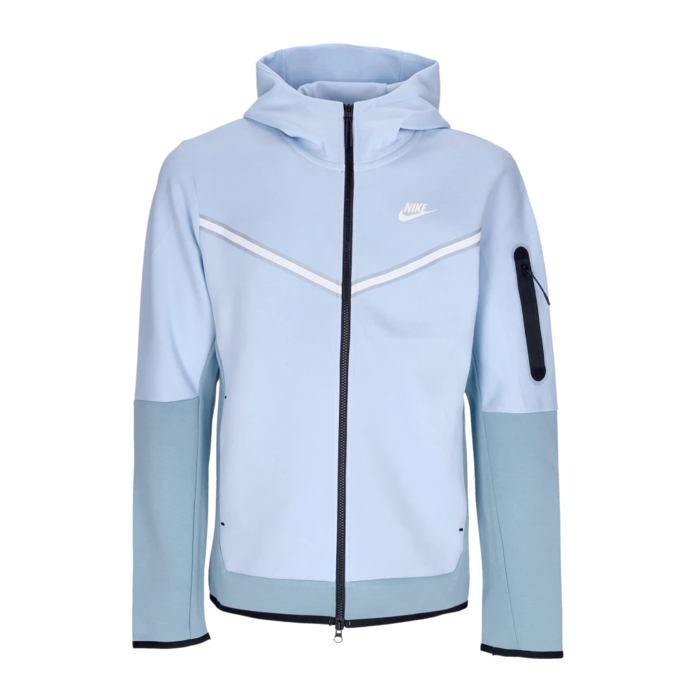 Nike Lichtgewicht Zip Hoodie Tech Fleece Sportkleding Blue Heren