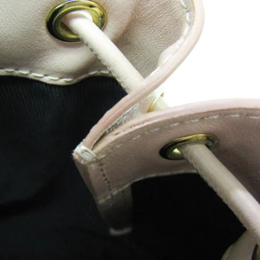 Burberry Vintage Pre-owned Leather handbags Pink Dames