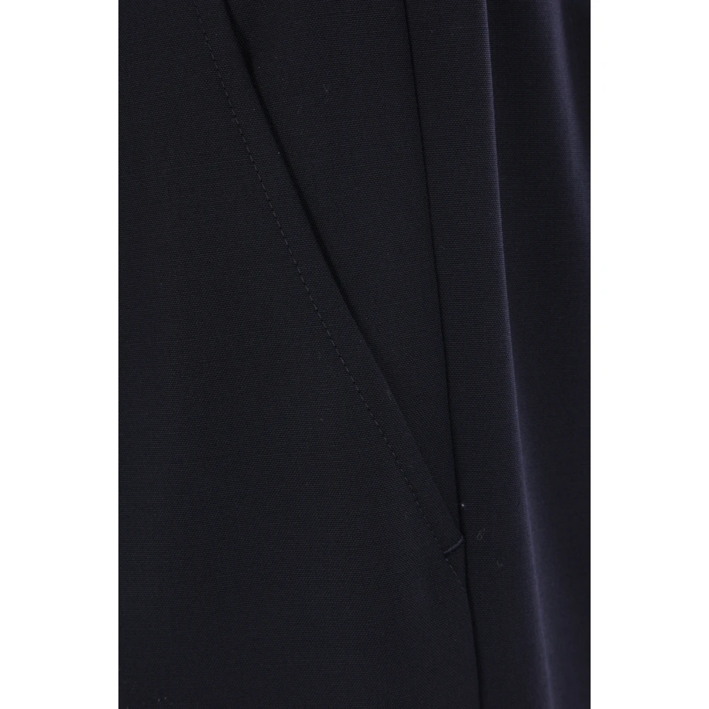 Comme des Garçons Blauwe wijde pijp wollen broek Blue Heren