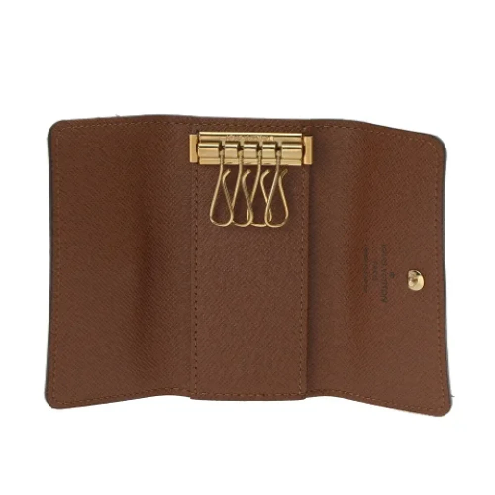 Louis Vuitton Vintage Pre-owned Fabric key-holders Brown Dames