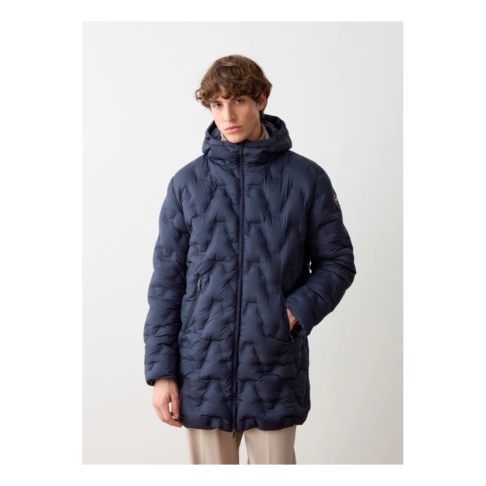 Colmar Blauwe Winterjas met Ritssluiting Blue Heren