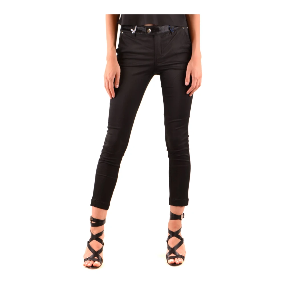 Jacob Cohën Women's Black Slim-Fit Trousers