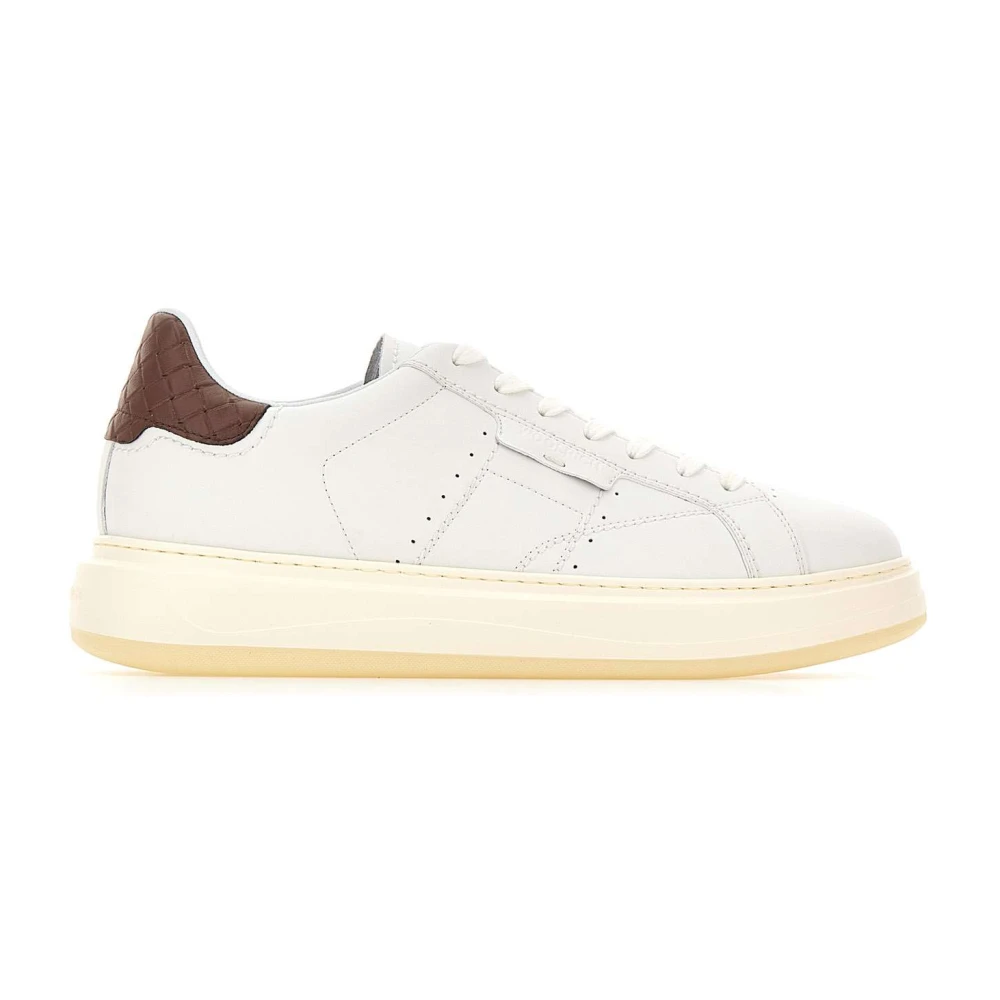 Woolrich Men's White Sneakers, 11 Uk, Arrow Trainers