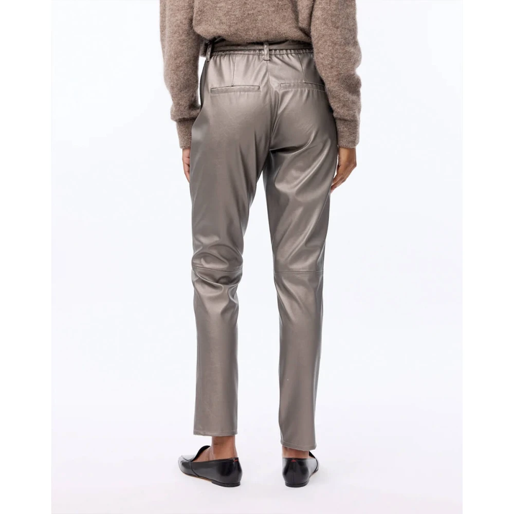 Knit-ted Stijlvolle Broek Francis Beige Dames