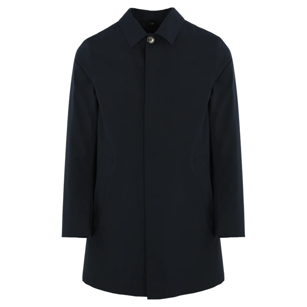 Sealup Blauwe Waterdichte Jas Lange Mouw Blue Heren