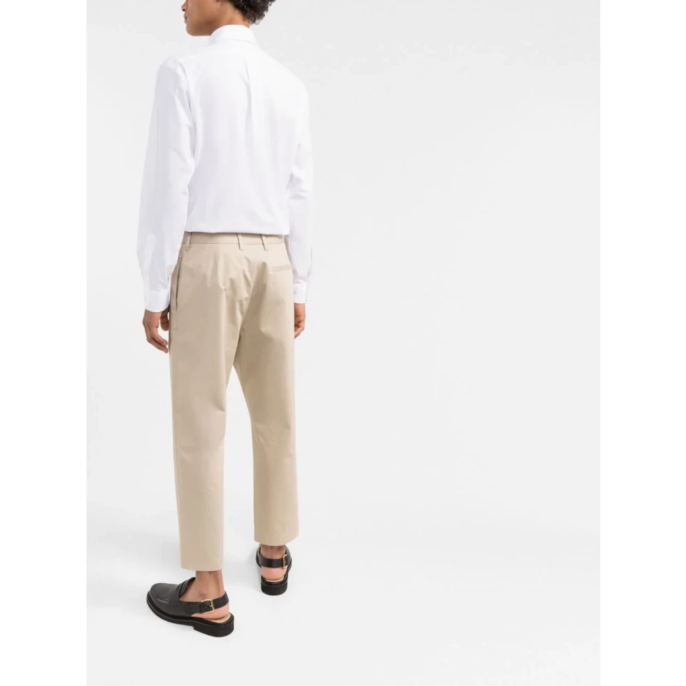 Polo Ralph Lauren Geborduurd Katoenen Overhemd White Heren