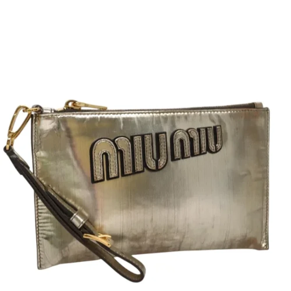 Pre-owned > Pre-owned Bags > Pre-owned Clutches - - Miu Miu Pre-owned - Modalova