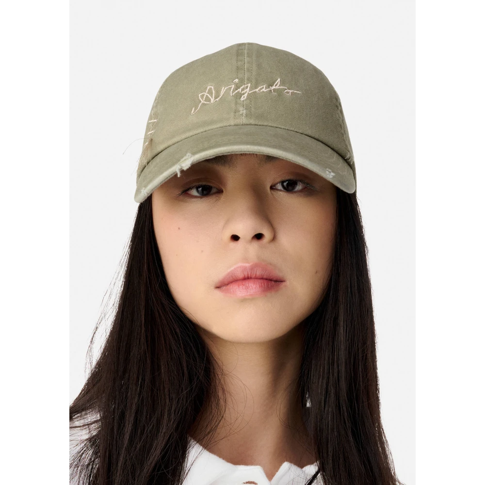 Axel Arigato Seam Distressed Cap Gray Unisex