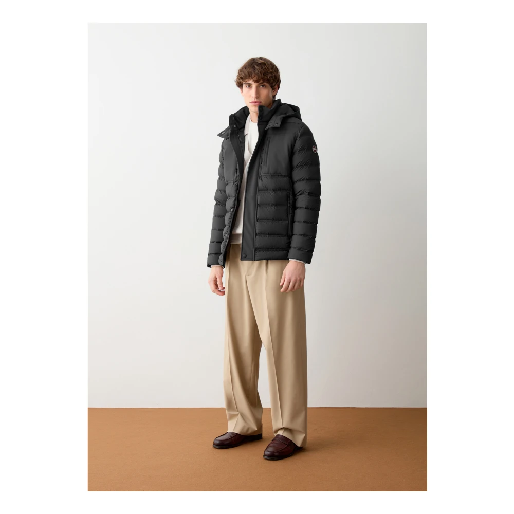 Colmar Zwarte Winterjas met Afneembare Capuchon Black Heren