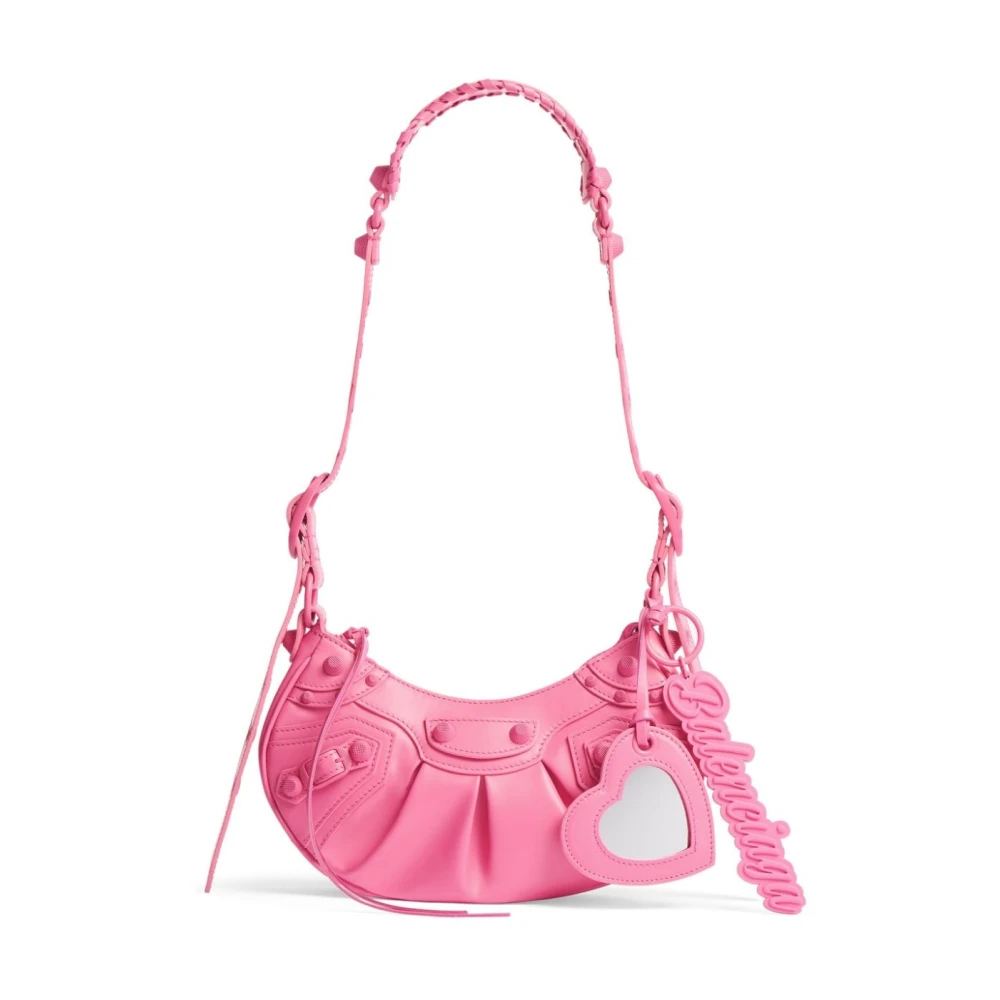 Balenciaga Fuchsia Bubblegum Tas met Studs Pink Dames