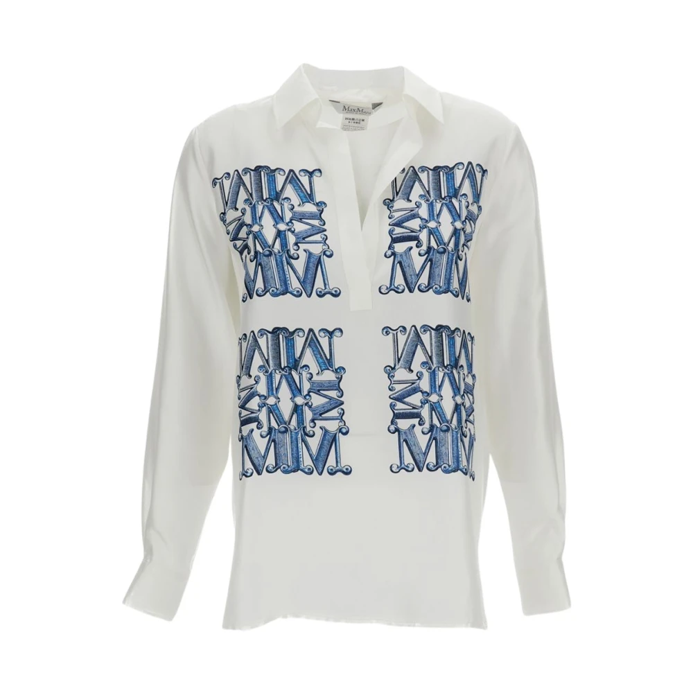 Max Mara White Blouses, Female, S, Blouse