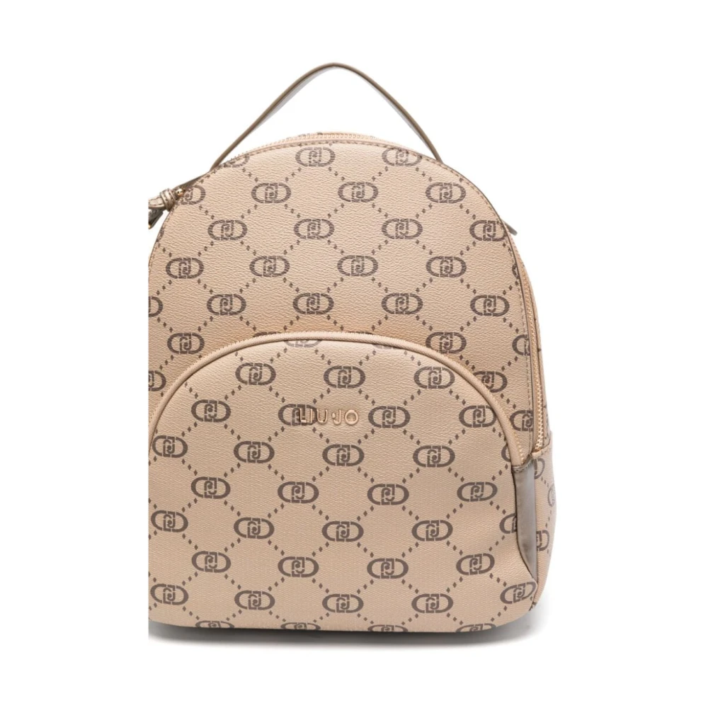 Liu Jo Duif Grijs Eco Leren Logotas Beige Dames
