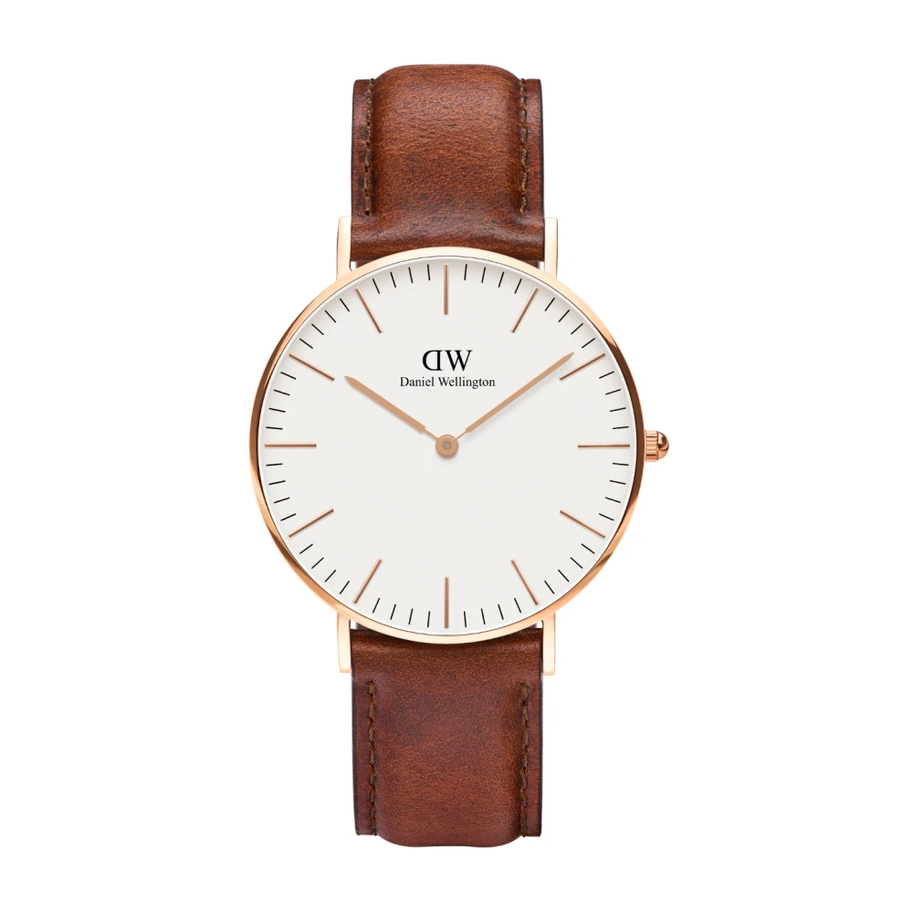 Daniel Wellington Brun Elegant Roséguld Klocka
