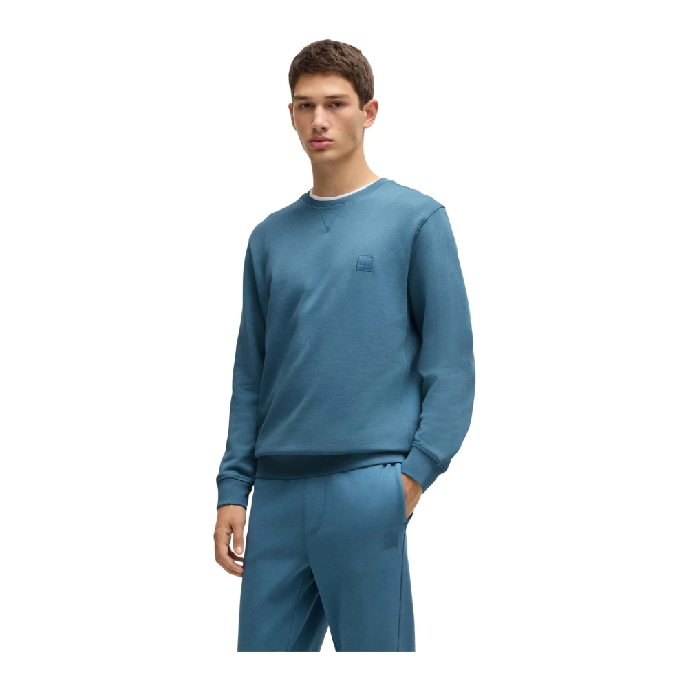 Hugo Boss Lichtblauwe Trui Blue Heren