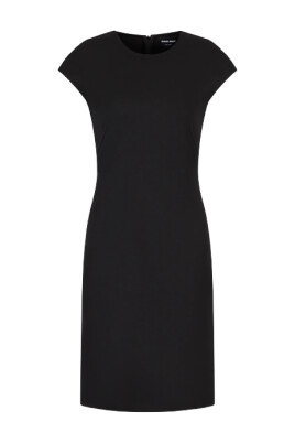 black-wool-stretch-dress