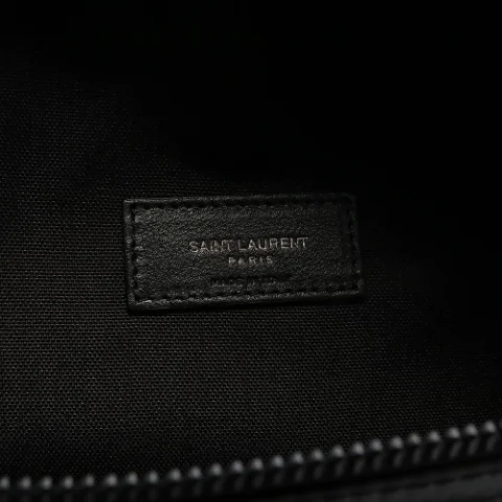 Yves Saint Laurent Vintage Pre-owned Fabric crossbody-bags Black Dames