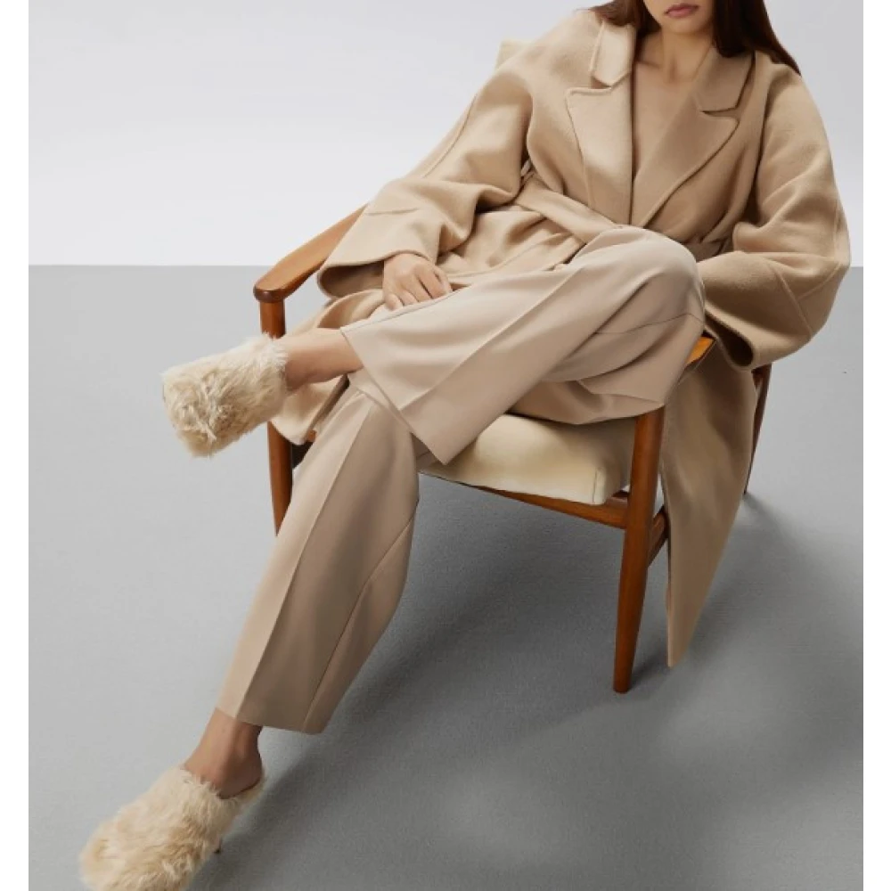 Simona Corsellini Elegante Jas Gewaad Stijl A24Cpcpv02 Brown Dames