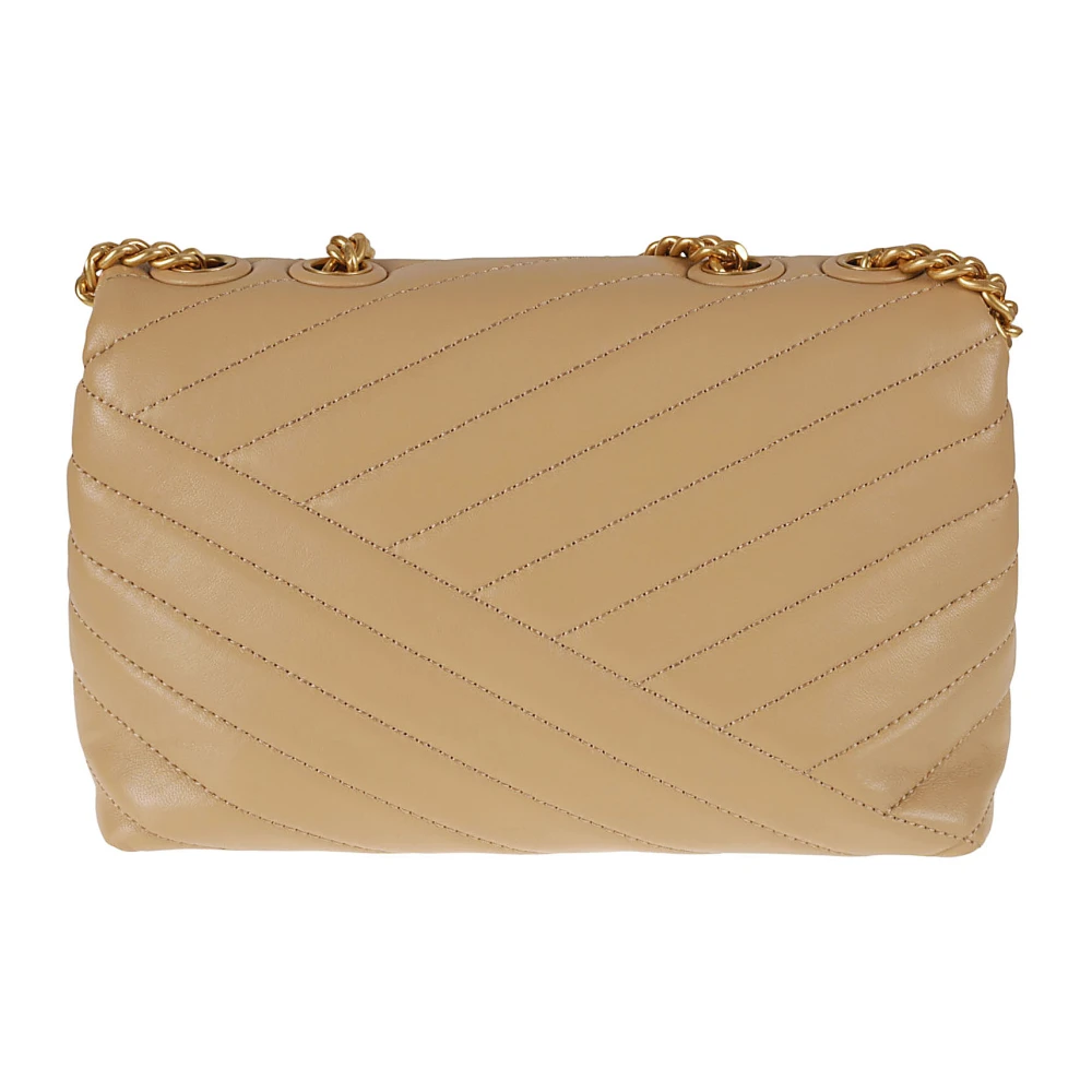 TORY BURCH Chevron Omvormbare Schoudertas Beige Dames