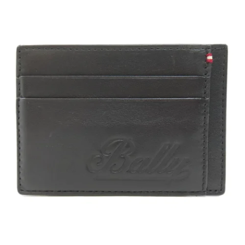 Bally Pre-owned Leather wallets Black Dames