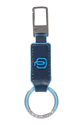 Leather carabiner keychain