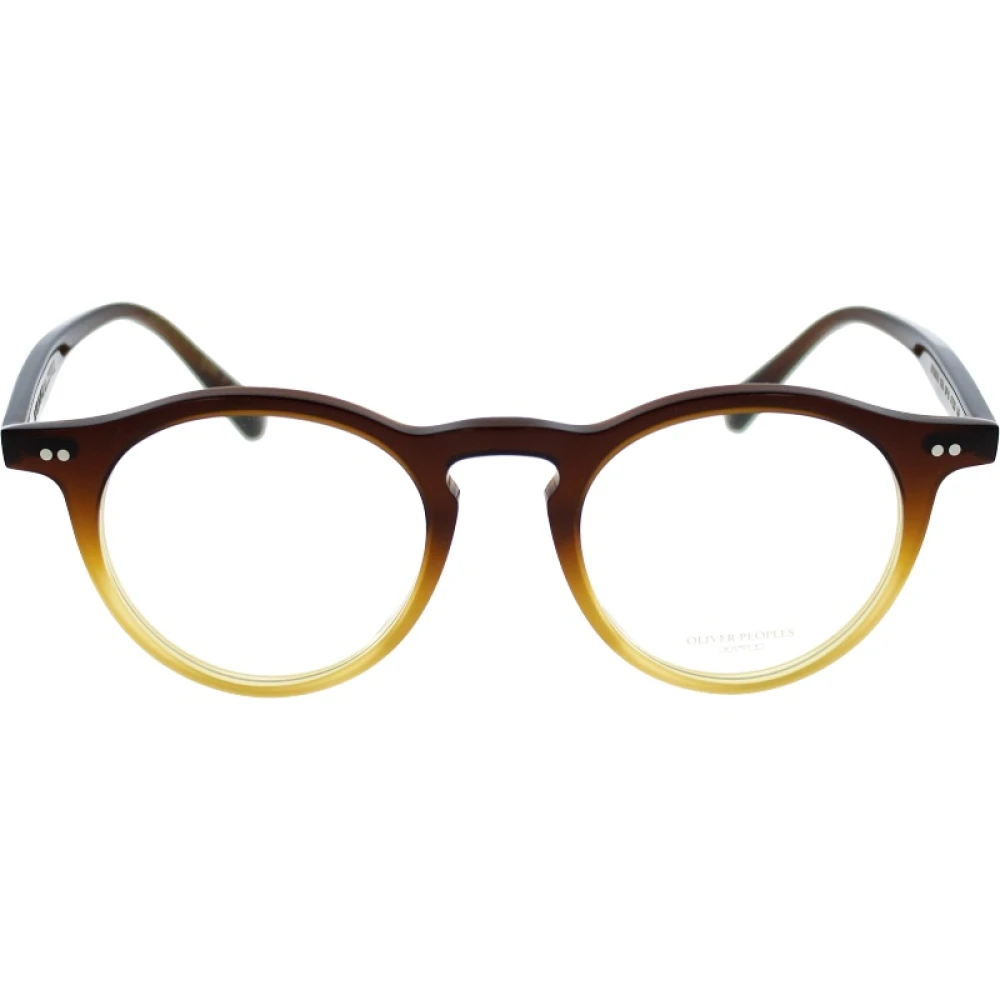 Oliver Peoples Originele voorschriftbrillen met 3 jaar garantie Brown Unisex
