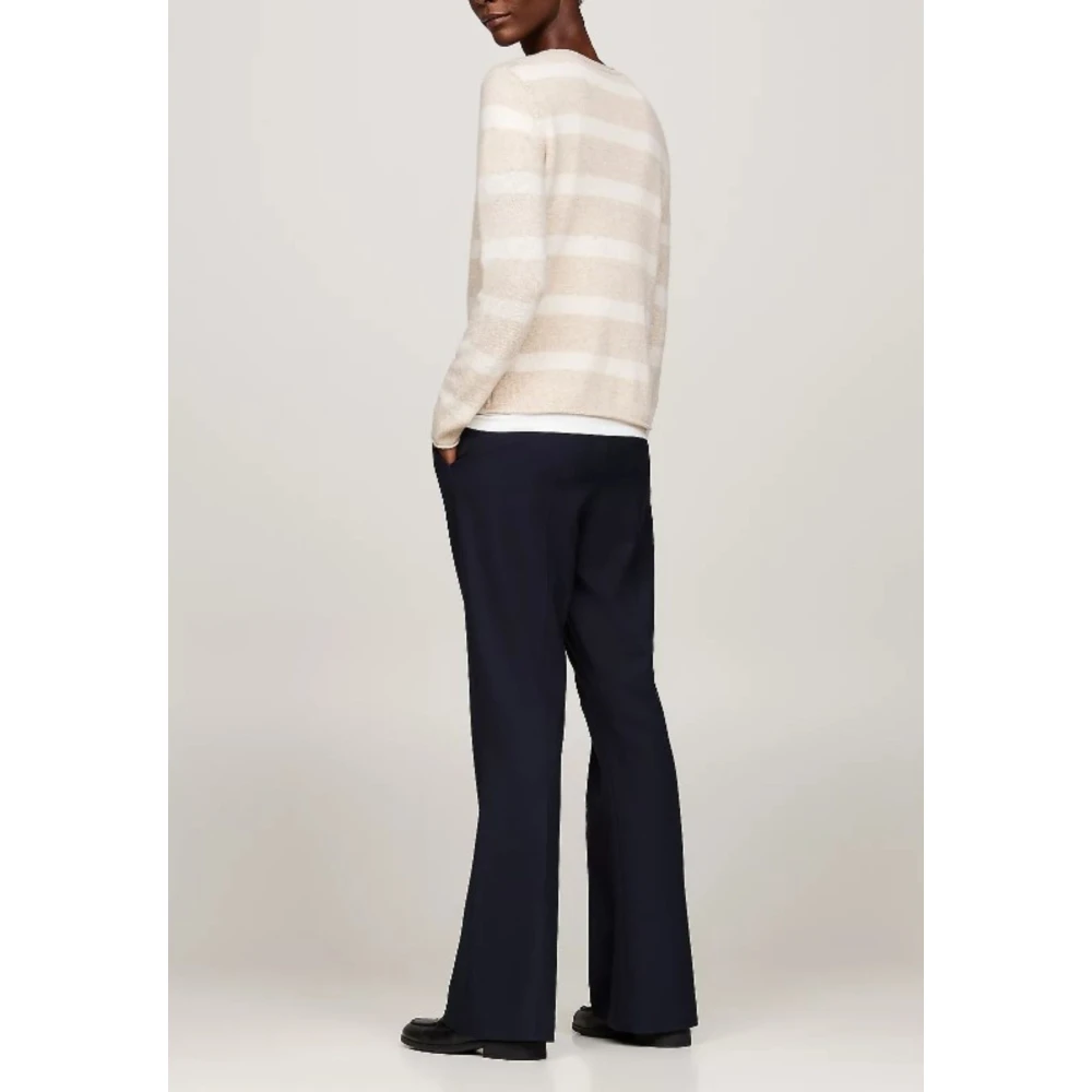 Tommy Hilfiger Zachte wollen trui voor vrouwen Beige Dames