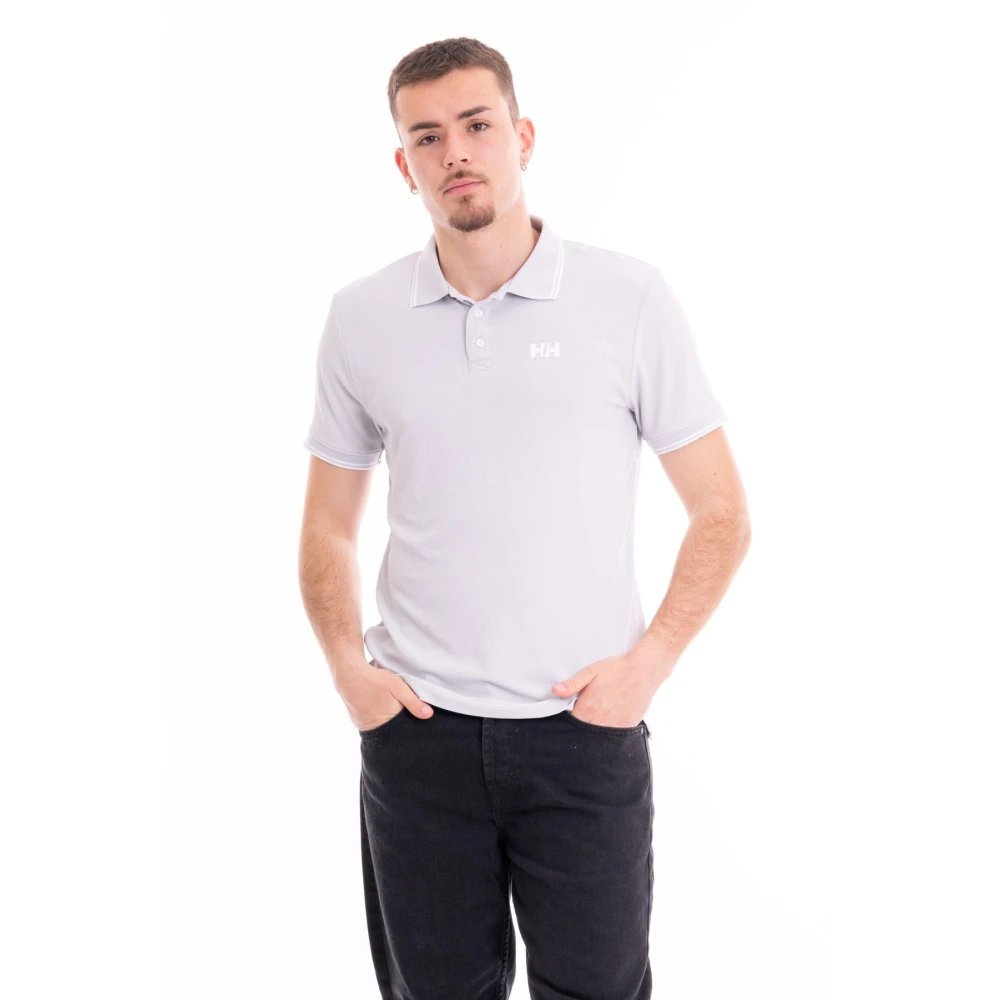 Helly Hansen Heren Polo Shirt in Klassieke Stijl Gray Heren