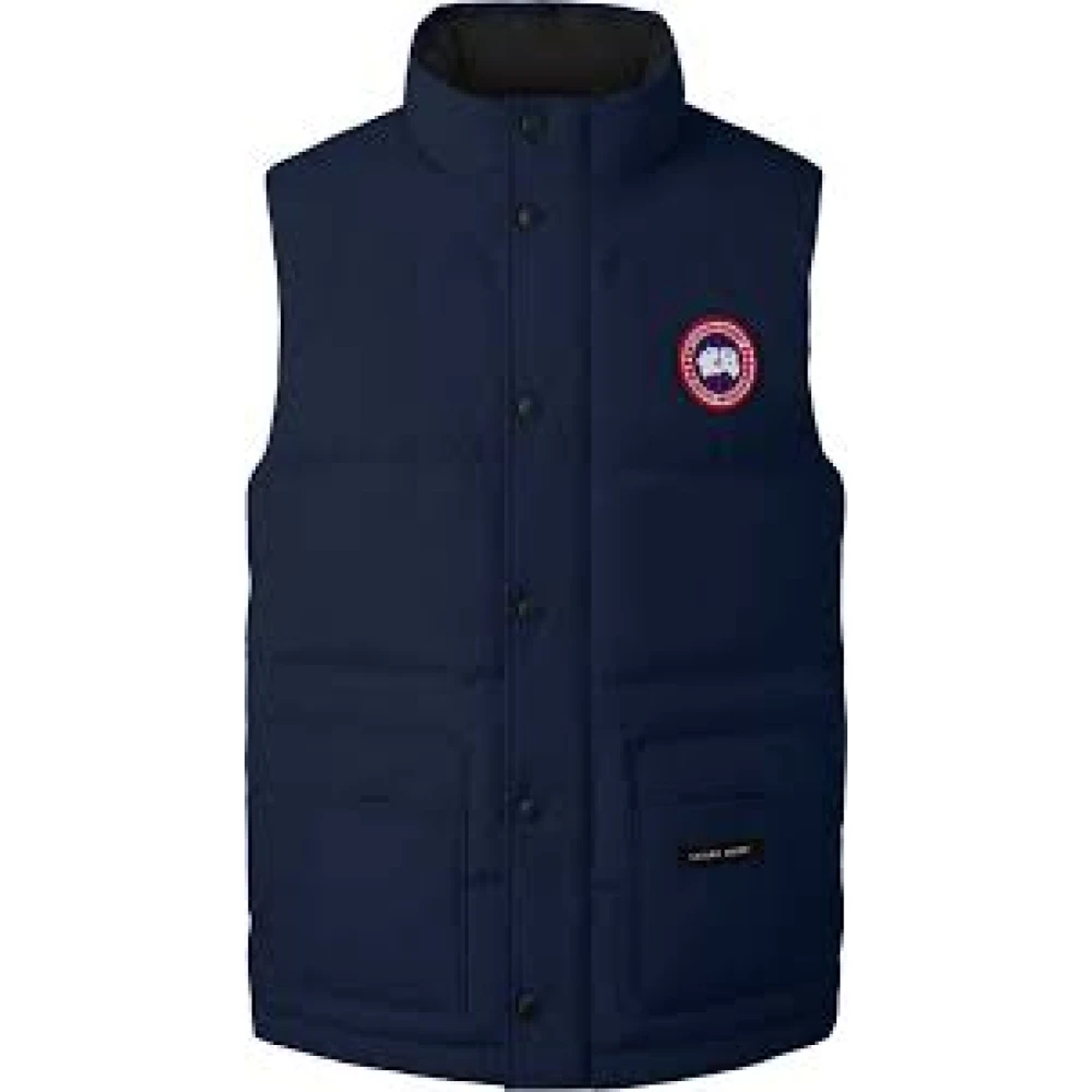 Canada Goose Stijlvolle Jassen en Vest Collectie Blue Heren