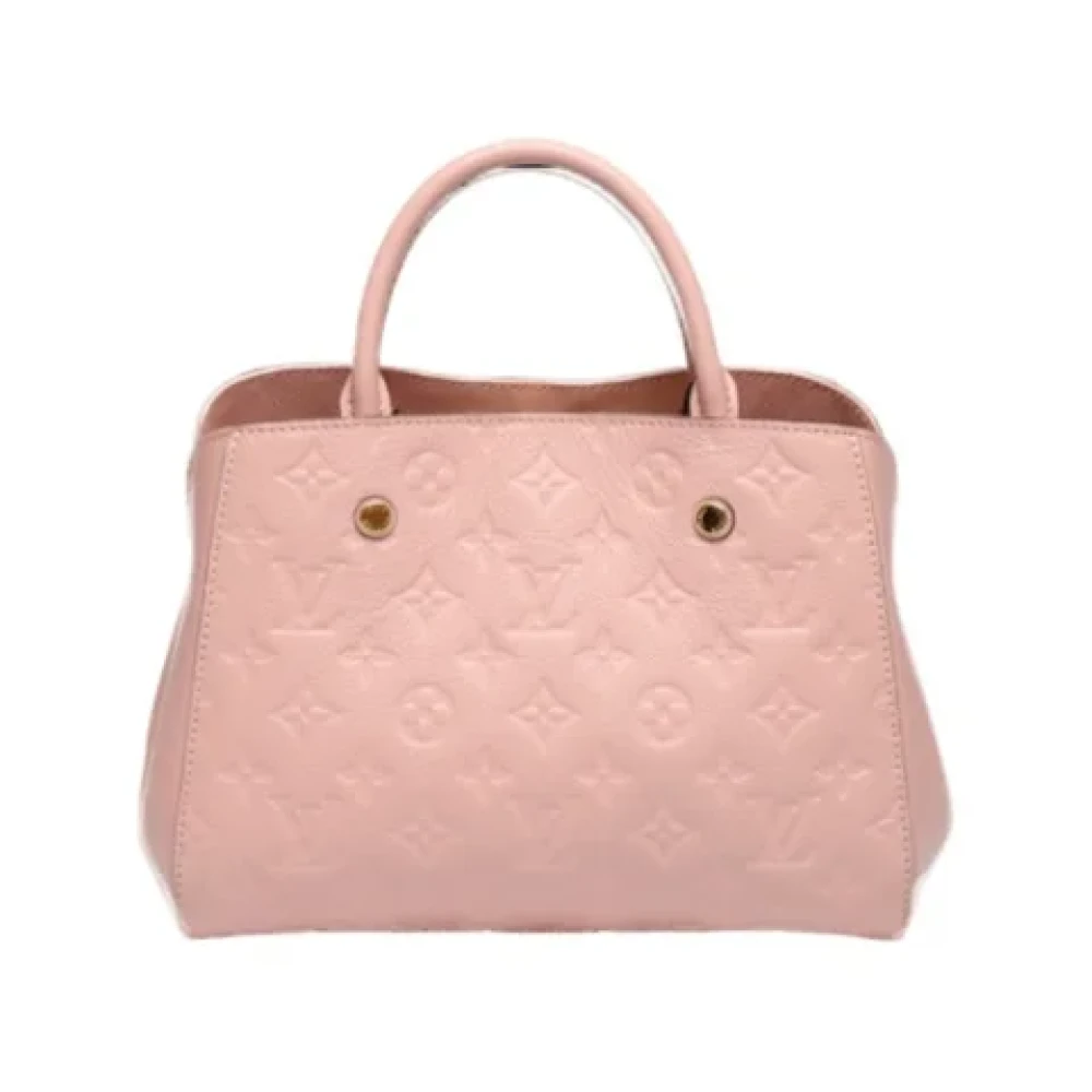 Louis Vuitton Vintage Pre-owned Fabric shoulder-bags Pink Dames