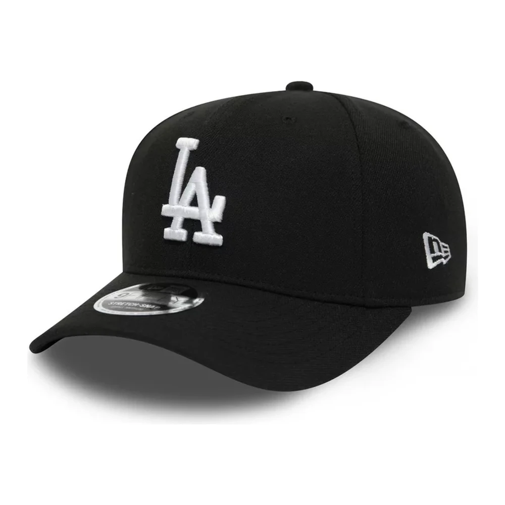 new era Zwarte Dodgers Stretch Snapback Pet Black Heren