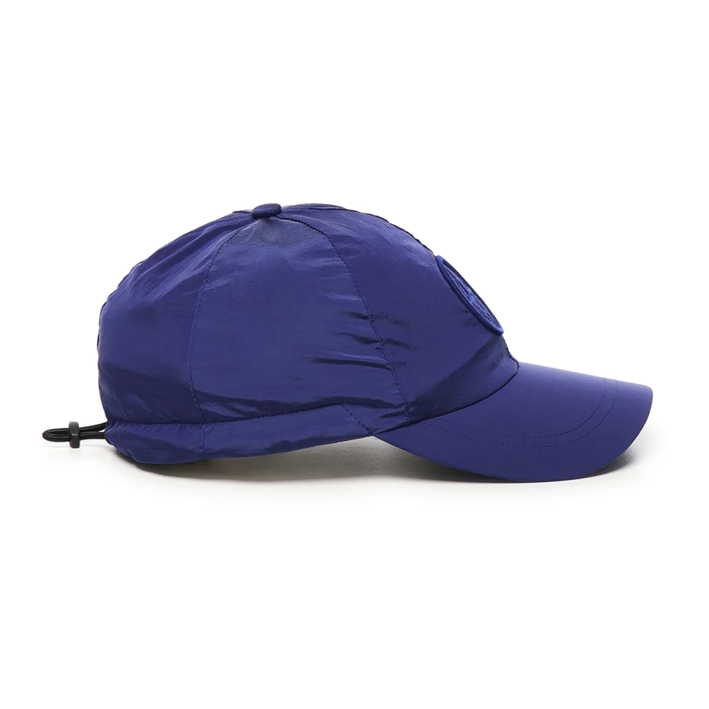 Stone Island Paarse trekkoordhoeden met gebogen rand Purple Heren