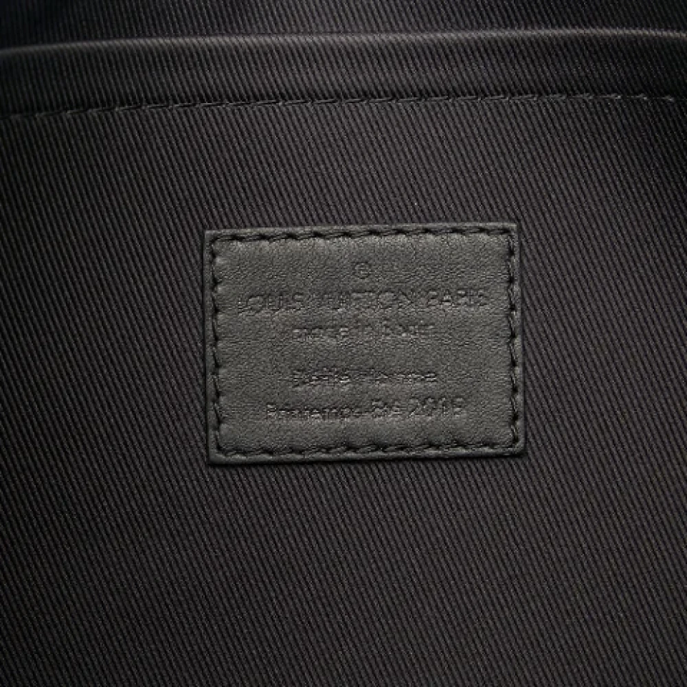 Louis Vuitton Vintage Pre-owned Leather clutches Black Dames