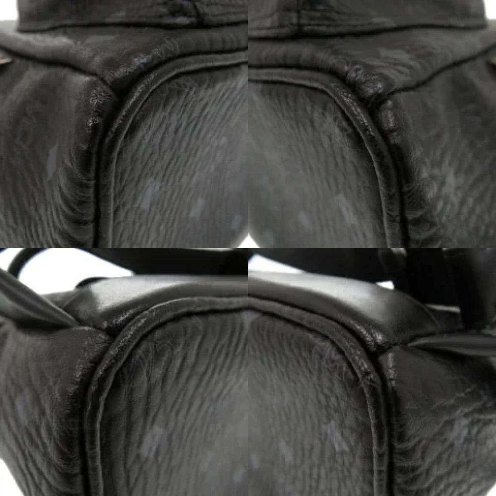 MCM Pre-owned Leather backpacks Black Dames