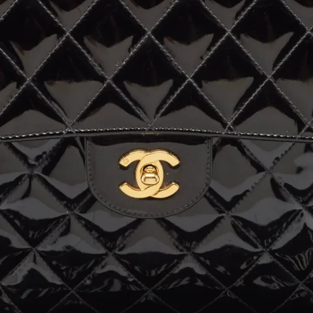 Chanel Vintage Pre-owned Leather backpacks Black Dames
