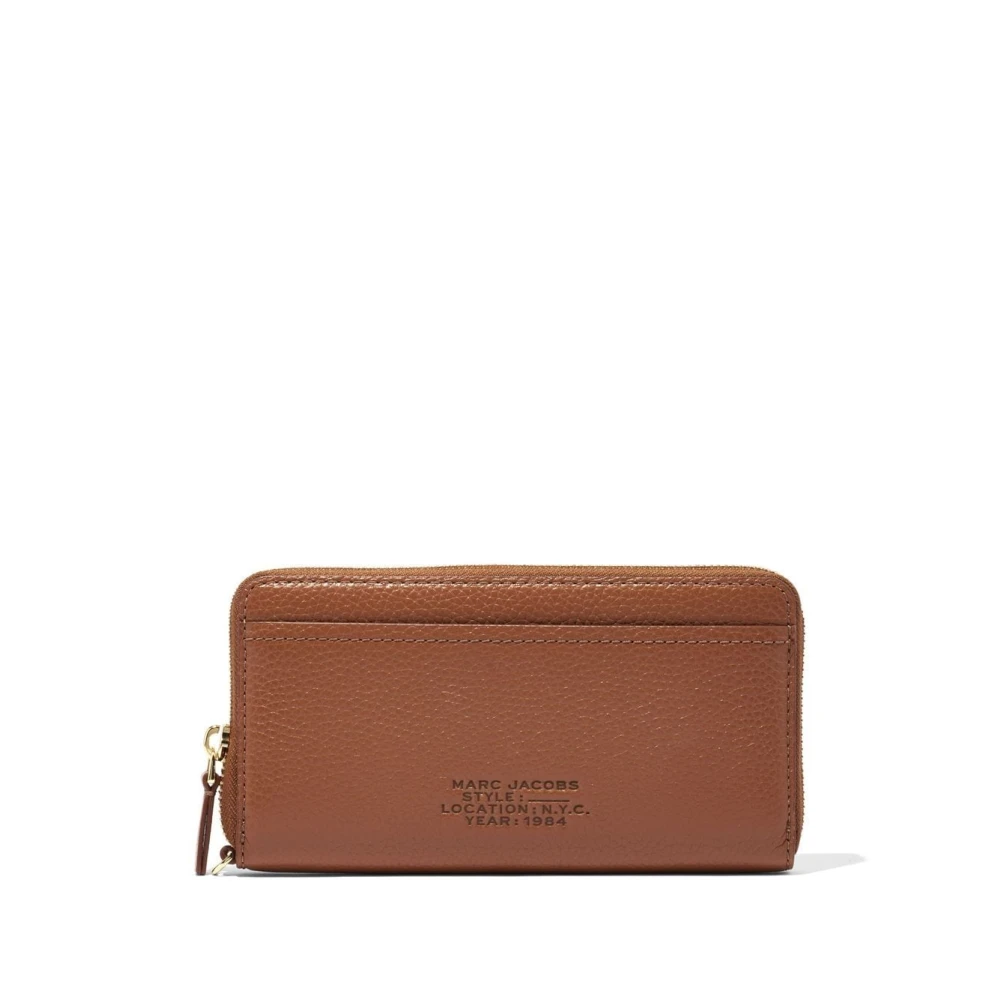 Marc Jacobs Bruine Rits Continental Portemonnee Brown Dames