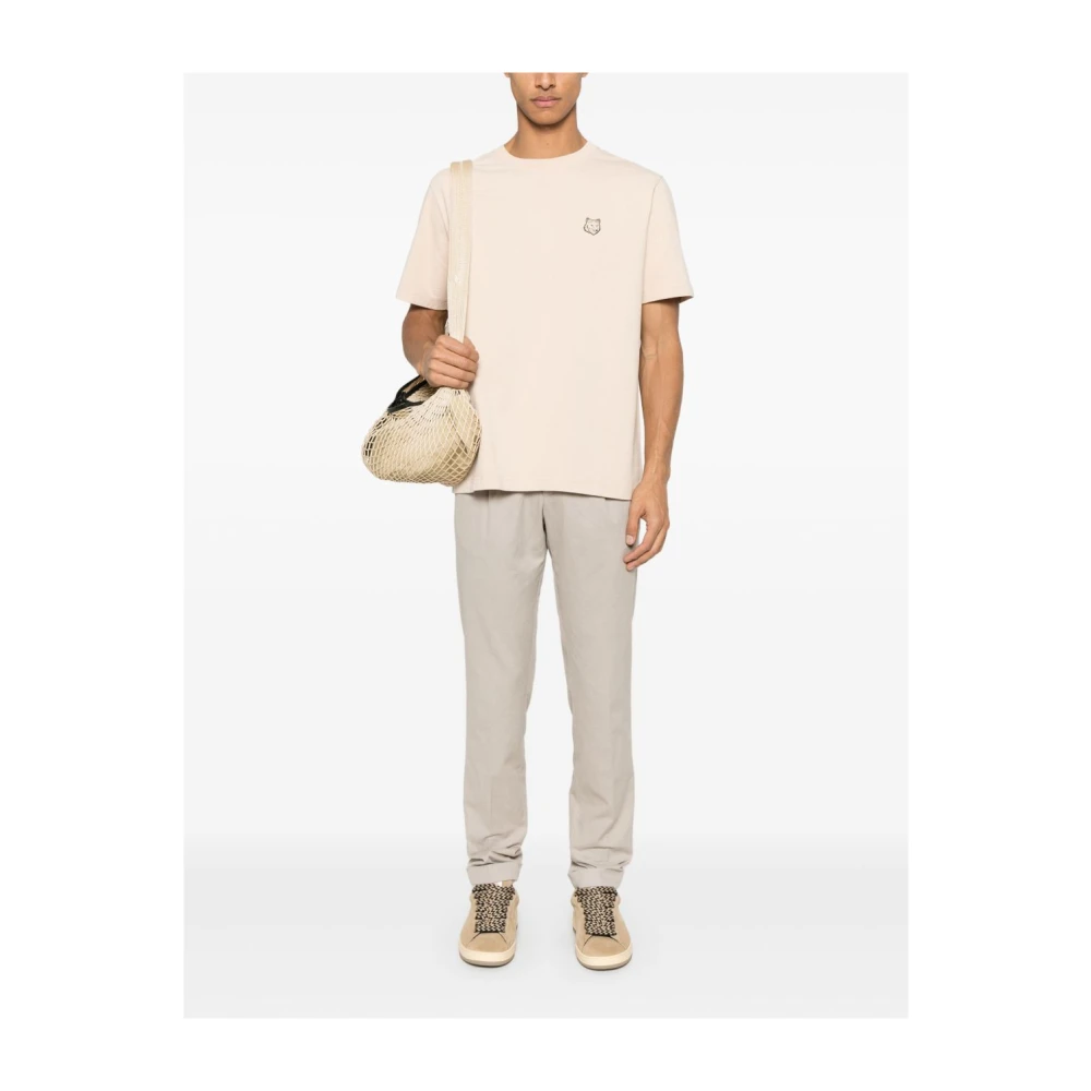Michael Coal Beige Broek met Verborgen Rits Beige Heren