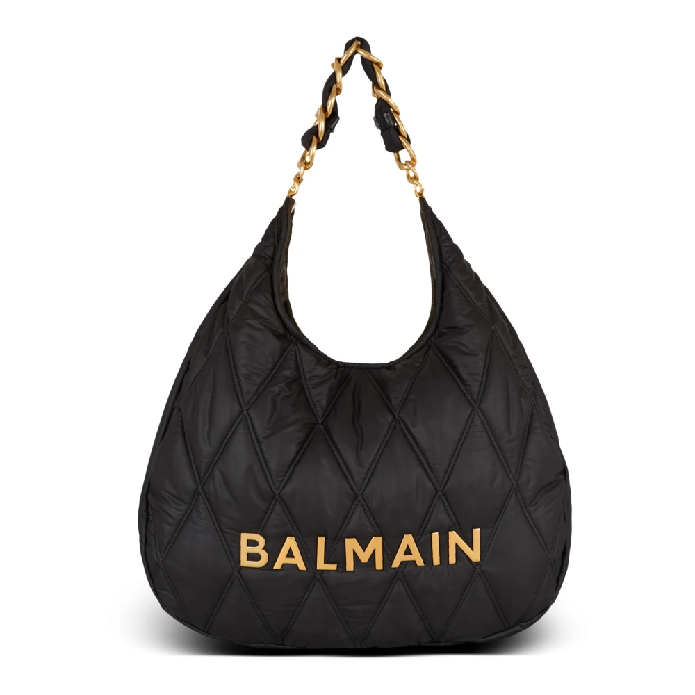 Balmain Stor 1945 Hobo-väska Black, Dam