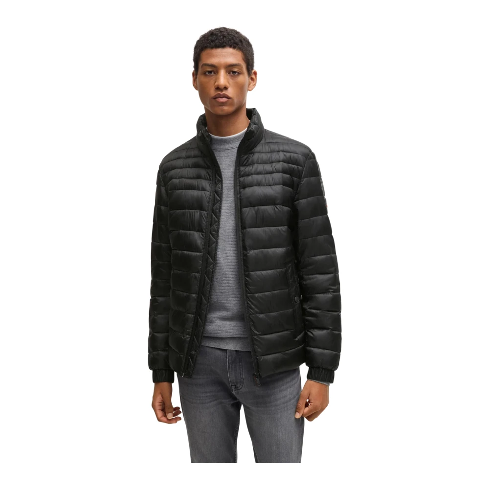 Hugo Boss Zwarte Winterjas Black Heren