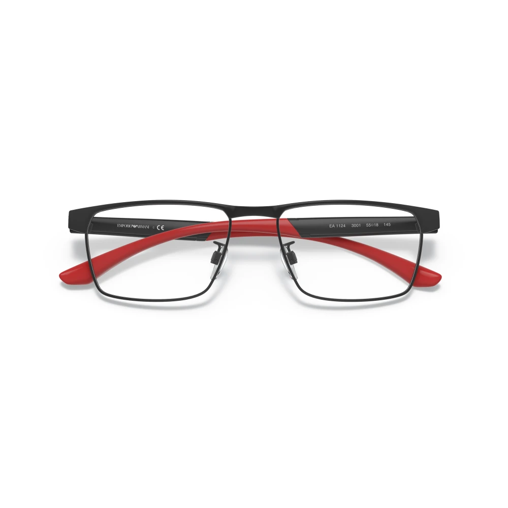 Emporio Armani Stijlvolle Bril Ea1124 in Zwart Black Heren