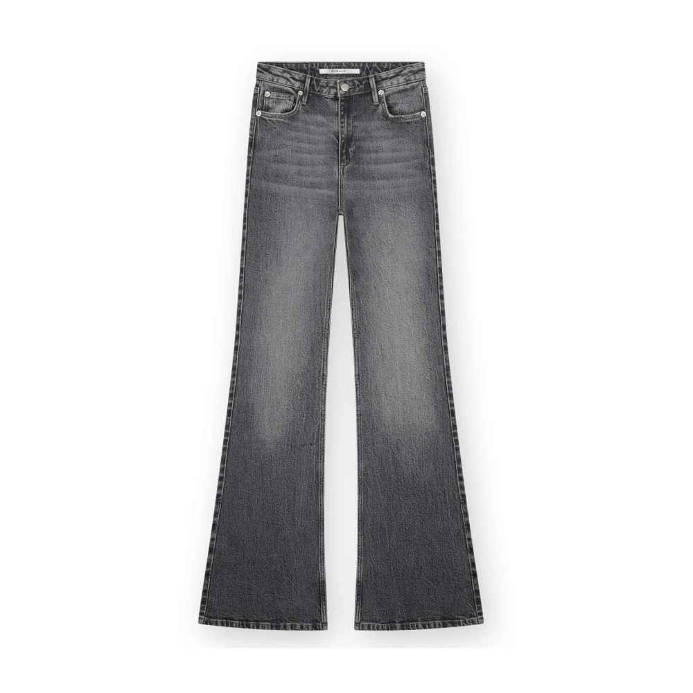 Homage Vintage Grijze Wide Flared Jeans Angelina Gray Dames