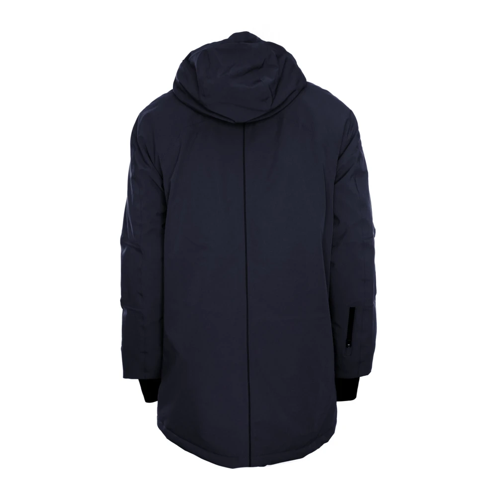 Krakatau Reflecterende winterparka met verstelbare capuchon Blue Heren