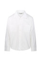 white-poplin-funnel-neck-shirt