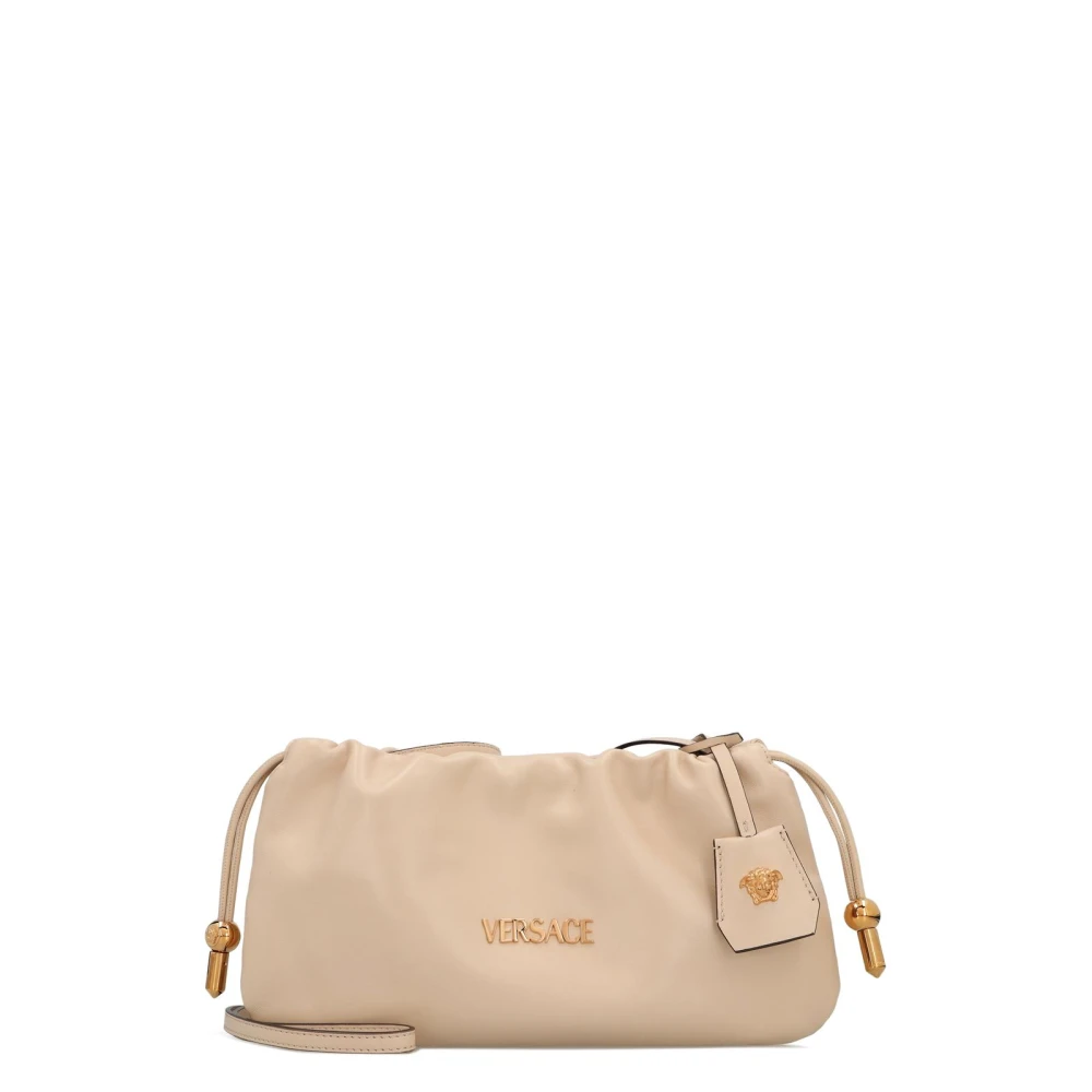 Versace Women's Beige Medusa Chain Shoulder Bag - Cross Body Bags - One Size - Bags