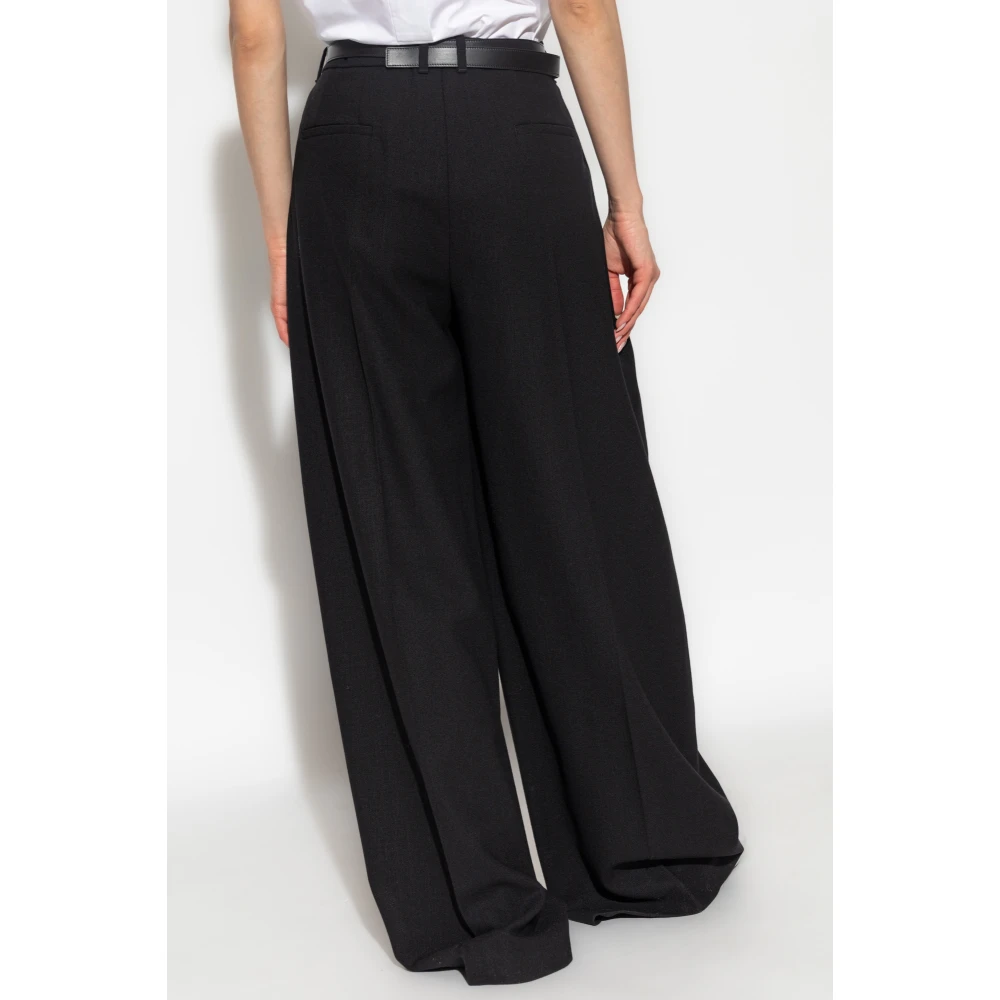 Jil Sander Wollen broek Black Dames