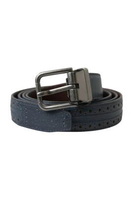 Perforated Metal Buckle Belt
