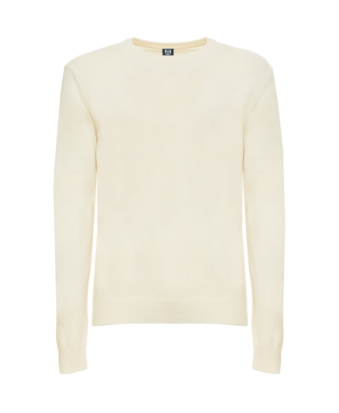 pull-en-laine-a-col-rond-avec-bordures-cotelees-et-logo-visible