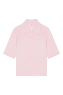 Polo i bomull och siden